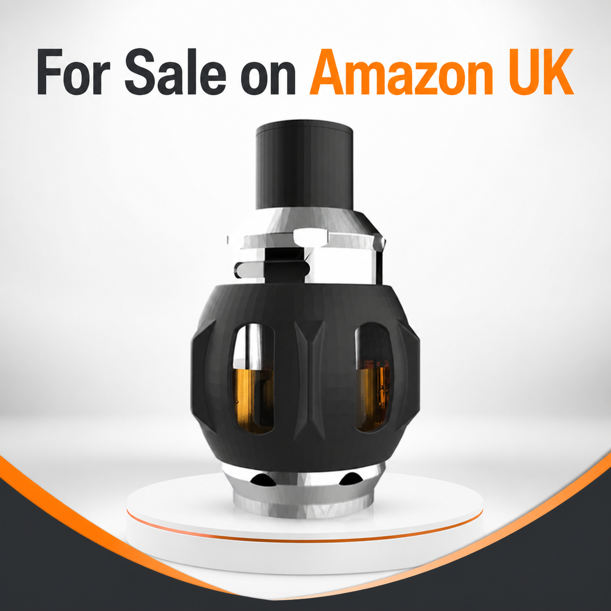 Buy VapeGuard on Amazon UK — black vape tank glass protector on bubble glass